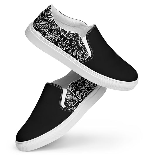 slip-on canvas shoes